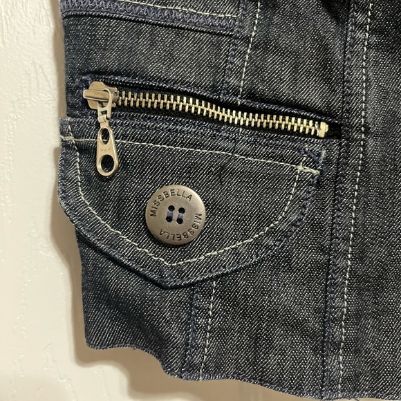 Dark Blue Denim Vest - Picture 3 of 6